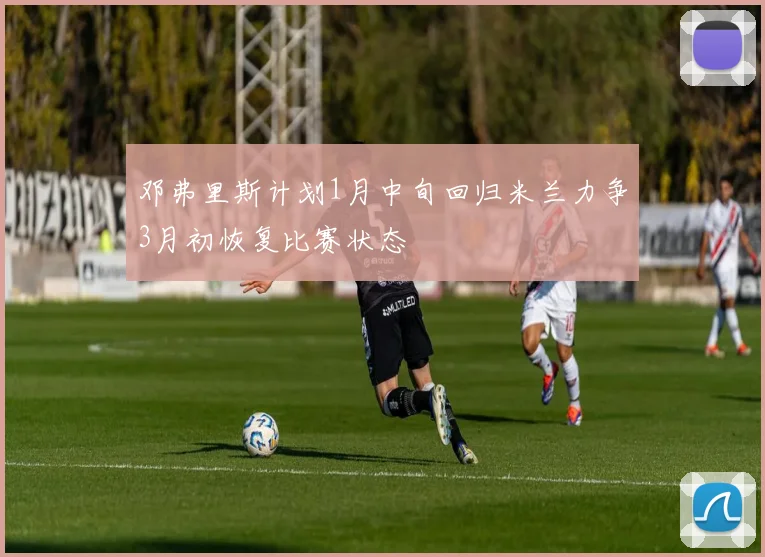 邓弗里斯计划1月中旬回归米兰力争3月初恢复比赛状态